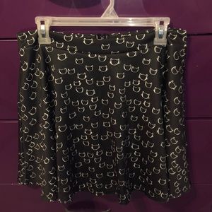 NWT Hot Topic Skirt w/ Cat Design